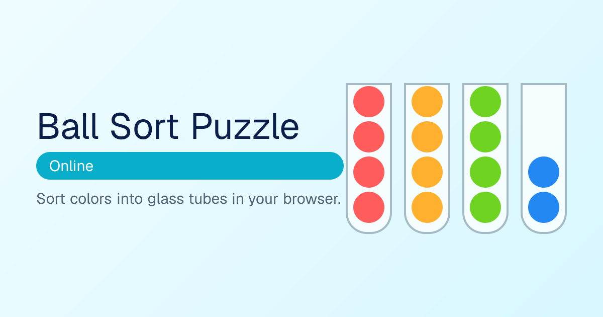 Ball Sort Puzzle Online